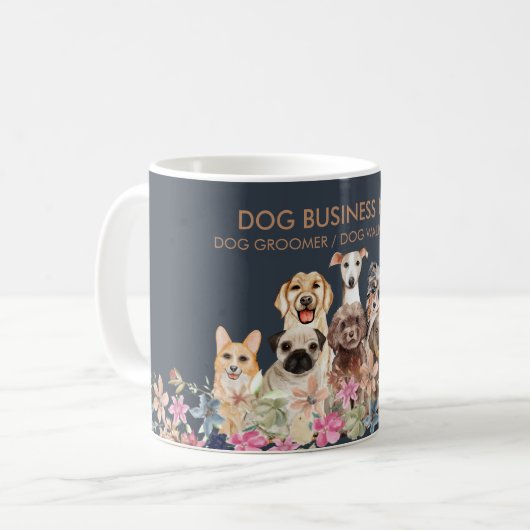 Mug Chiens Walker Brown de la Marine (Devant gauche)