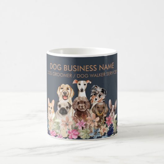 Mug Chiens Walker Brown de la Marine (Centre)