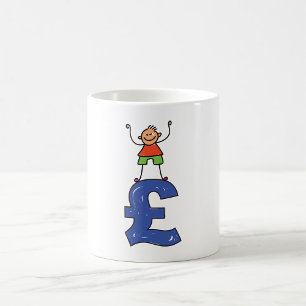 Mug Chiffre Bâton Amusant Debout sur Livre