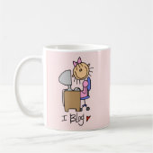 Mug Chiffre Blogger de bâton d'Internet (Gauche)