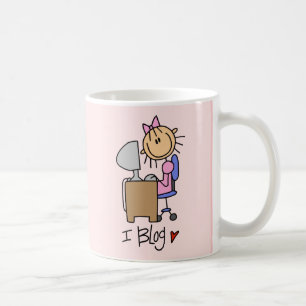Mug Chiffre Blogger de bâton d'Internet