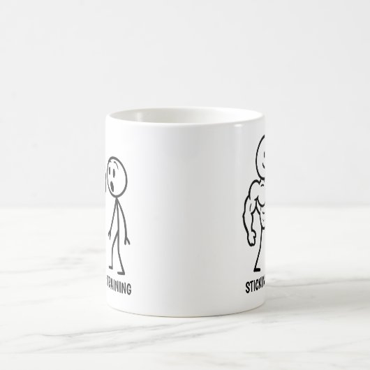 Mug Chiffre de bâton de gym (Centre)