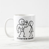Mug Chiffre de bâton de gym (Gauche)