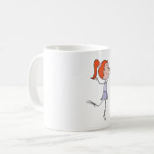 Mug Chiffre de la princesse mignonne Ballerina (Devant gauche)