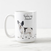 Mug Chiffre de taureau français | Pardon Mon Français  (Gauche)