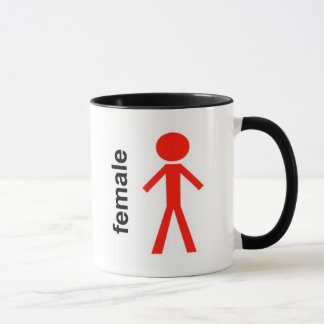 Mug Chiffre femelle de bâton
