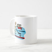 Mug chiffre joueur de bâton (Devant gauche)