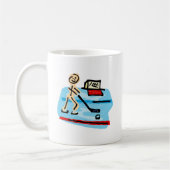 Mug chiffre joueur de bâton (Gauche)