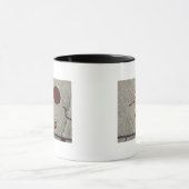 Mug Chiffre masculin avec le soleil (Centre)