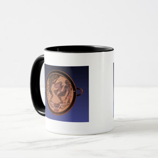 Mug Chiffre noir kylix (Devant gauche)