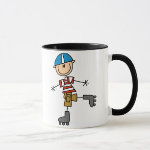 Mug Chiffre patinage de bâton de rouleau