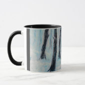 Mug Chiffre semblable à un chapiteau rouge dans une fo (Gauche)