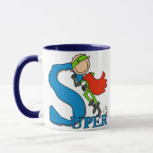 Mug Chiffre superbe héros de bâton (Gauche)