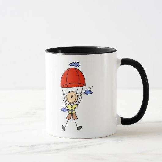 Mug Chiffre T-shirts et cadeaux de bâton de plongeur (Droite)