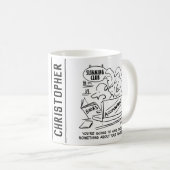 Mug Chiffres amusants du comptable pour le club amaigr (Devant droit)