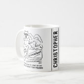Mug Chiffres amusants du comptable pour le club amaigr (Devant gauche)