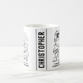 Mug Chiffres amusants du comptable pour le club amaigr (Centre)