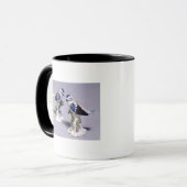 Mug Chiffres de Derby des mésanges bleues, c.1760 (Devant gauche)