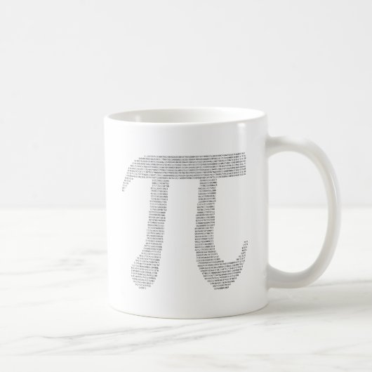 Mug Chiffres de Pi (Droite)