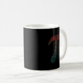 Mug Chiffres De Pi Dans Les Numéros De Code Source Pi (Devant droit)