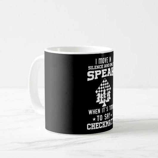 Mug Chiffres d'échecs et de plateau (Devant gauche)