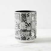 Mug Chiffres inspirés d'abrégé sur Indien (Centre)