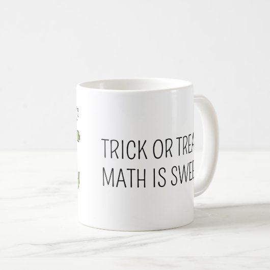 Mug Chiffres irrationnels Math Halloween Enseignant Pi (Devant droit)