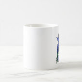 Mug Chignon décoiffé France avec drapeau français (Centre)