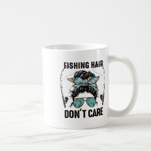 Mug Chignon Décoiffé Pêche Cheveux Peu Importe Bobine