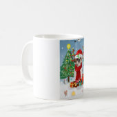 Mug Chih Tzu Chien dans Noël de neige (Devant gauche)