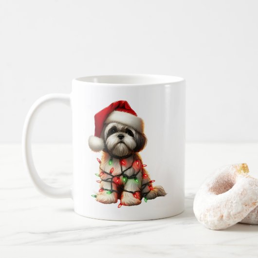 Mug Chih Tzu Chih Chih Chih Chih Noël (Avec donut)