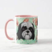 Mug Chih Tzu noir et blanc (Gauche)