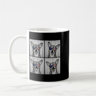 Mug Chihuahua 4 juillet Drapeau américain Chien Patrio