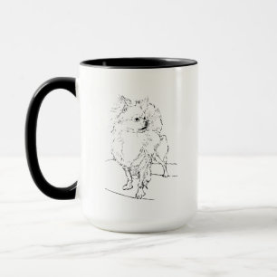 Mug Chihuahua à poils longs – Mug Café Chien