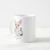 Mug Chihuahua aquarelle (Devant gauche)