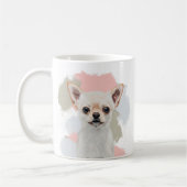 Mug Chihuahua blanc mou (Gauche)