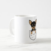 Mug Chihuahua Chien à poche (Devant gauche)