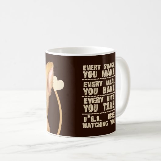 Mug Chihuahua Chien Chiot Chaque Snack Que Vous Faites (Devant droit)