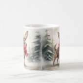 Mug Chihuahua Chien dans Noël de neige (Centre)