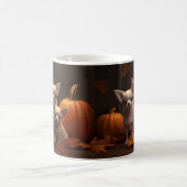 Mug Chihuahua Chiot Automne Citrouille de plaisir (Centre)