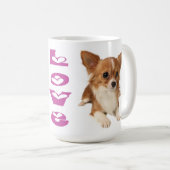 Mug Chihuahua Chiot-Chien-Chiffre-Chien-Chiffre-Chien- (Devant droit)