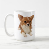 Mug Chihuahua Chiot-Chien-Chiffre-Chien-Chiffre-Chien- (Gauche)