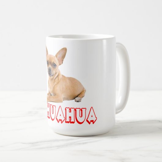 Mug Chihuahua Chiot Chiot Rouge (Devant droit)