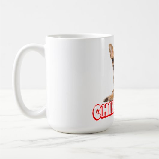 Mug Chihuahua Chiot Chiot Rouge (Gauche)