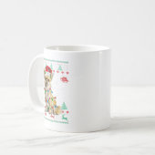 Mug Chihuahua Christmas Père Noël Ugly Sweater Amoureu (Devant gauche)