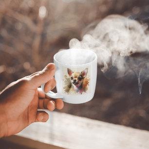 Mug Chihuahua d'art moderne d'IA