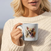 Mug Chihuahua d'art moderne d'IA