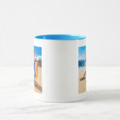 Mug Chihuahua Dog à la plage (Centre)