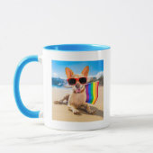 Mug Chihuahua Dog à la plage (Gauche)
