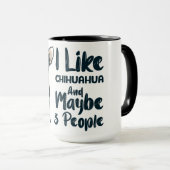 Mug Chihuahua Funny (Devant droit)